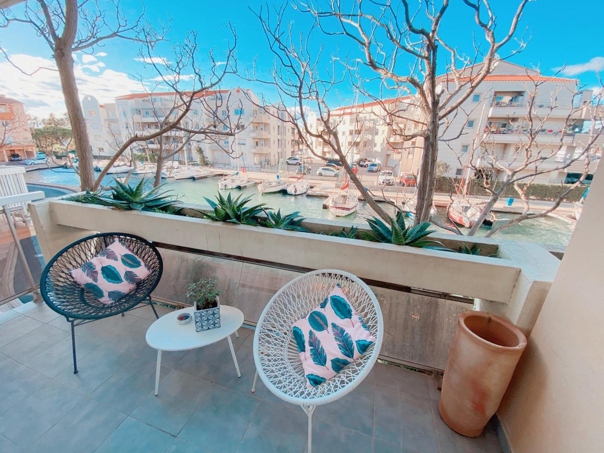 Appartamento Superbe T2 Au Calme Avec Balcon Sur La Marina - 10 Canet-en-Roussillon Esterno foto
